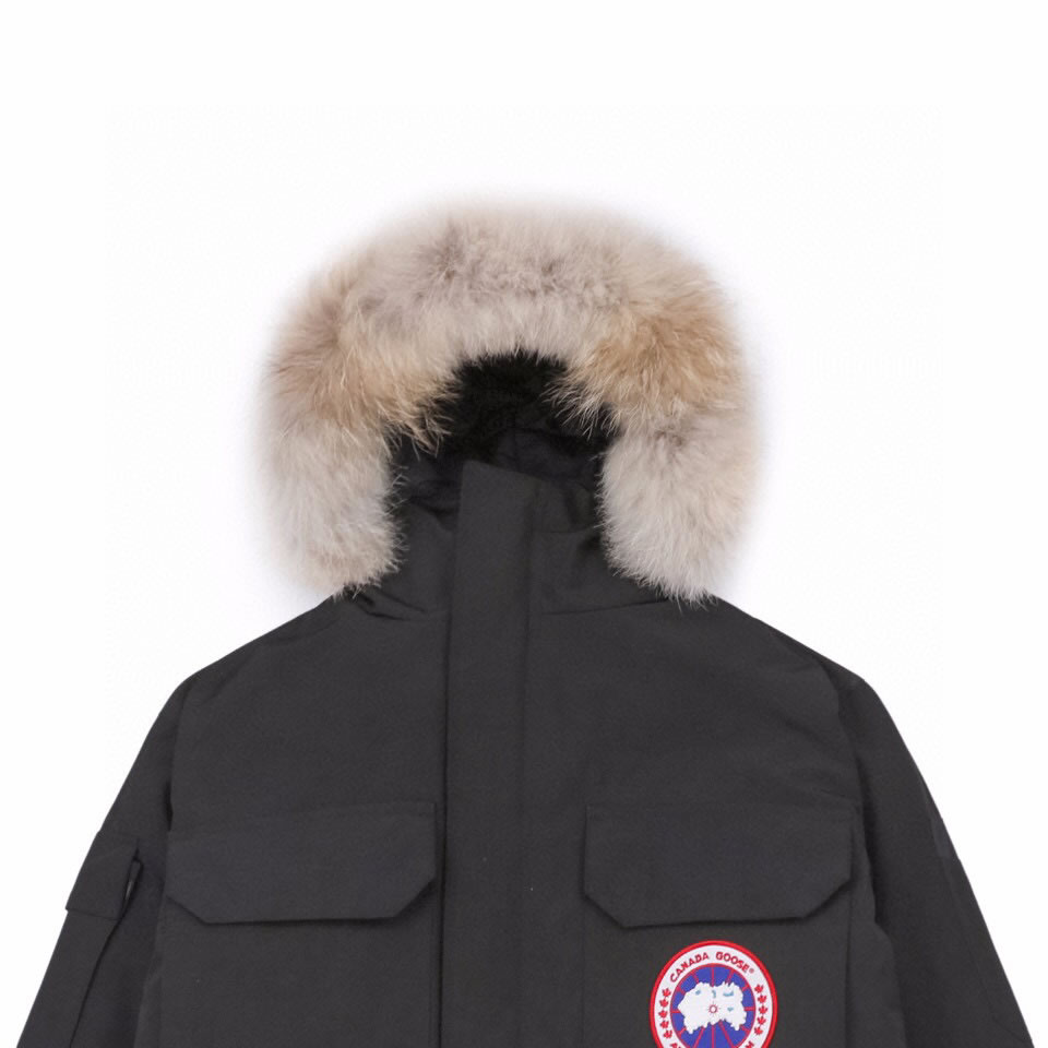 08 Canada Goose 19fw Expedition 4660ma Down Jacket Coat Black (5) - newkick.vip