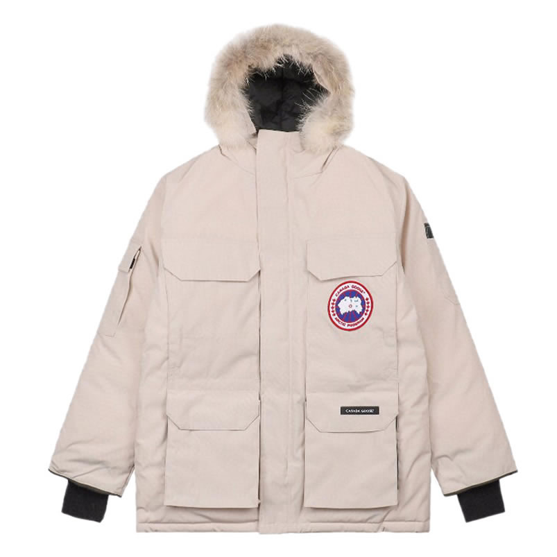 08 Canada Goose 19fw Expedition 4660ma Down Jacket Coat Cream White (1) - newkick.vip