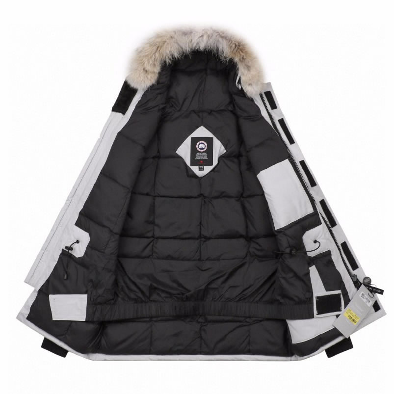 08 Canada Goose 19fw Expedition 4660ma Down Jacket Coat Silver White (3) - newkick.vip