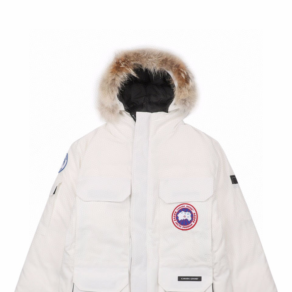 08 Canada Goose 19fw Expedition 4660ma Down Jacket Coat White (4) - newkick.vip