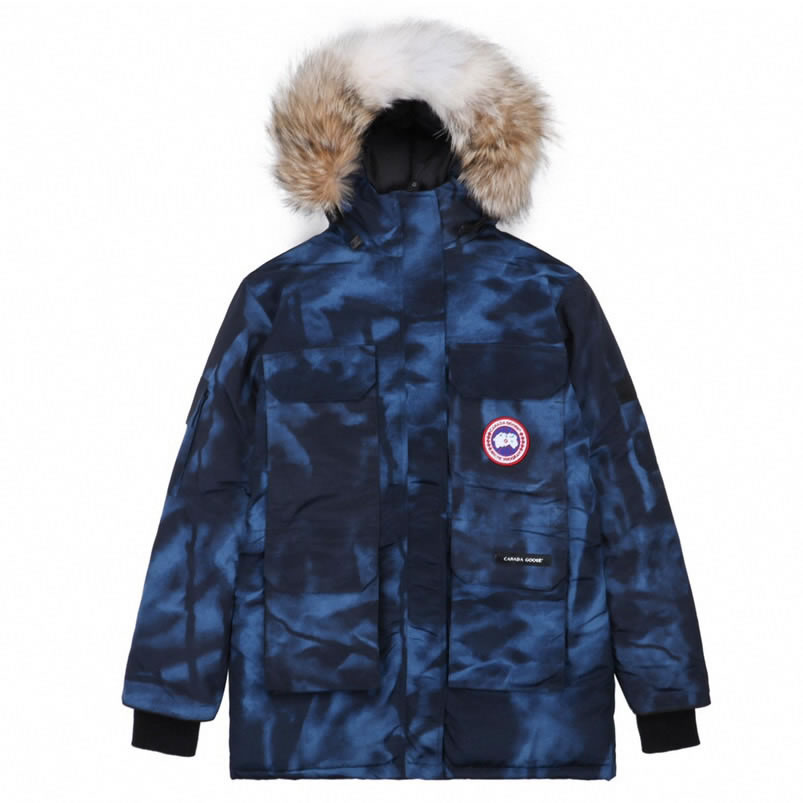 09 Canada Goose 19fw Expedition 4660la Down Jacket Coat Camouflage Blue (1) - newkick.vip