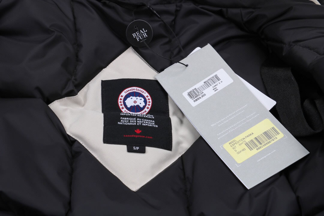 09 Canada Goose 19fw Expedition 4660la Down Jacket Coat Cream White (8) - newkick.vip