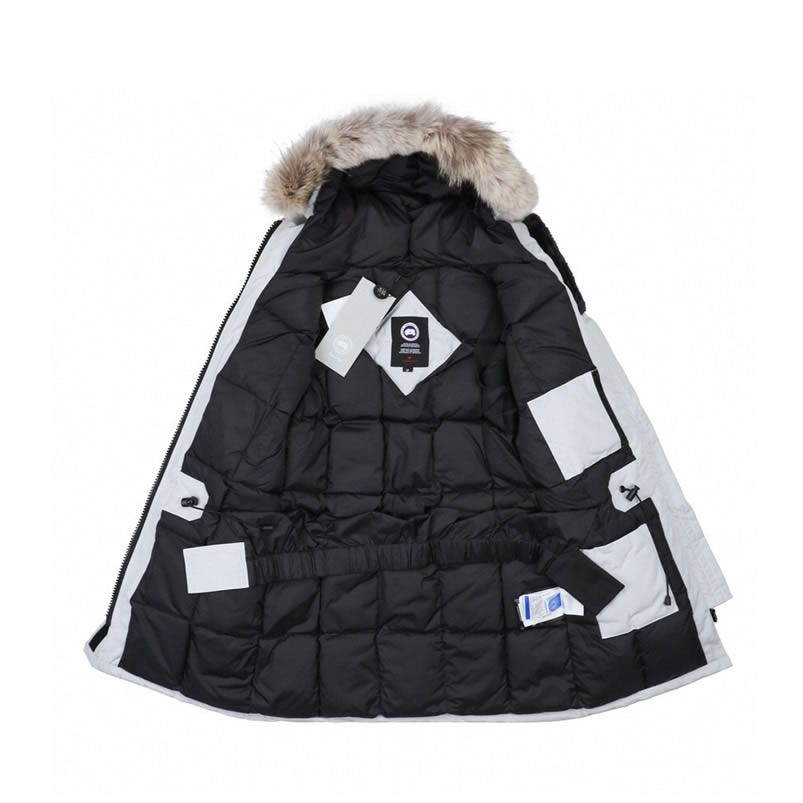 09 Canada Goose 19fw Expedition 4660la Down Jacket Coat Silver White (3) - newkick.vip