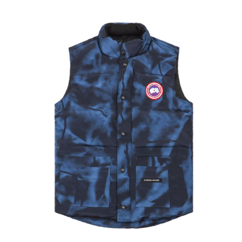 Canada Goose 4154m Freestyle Crew Vest Camouflage Blue (1) - newkick.vip