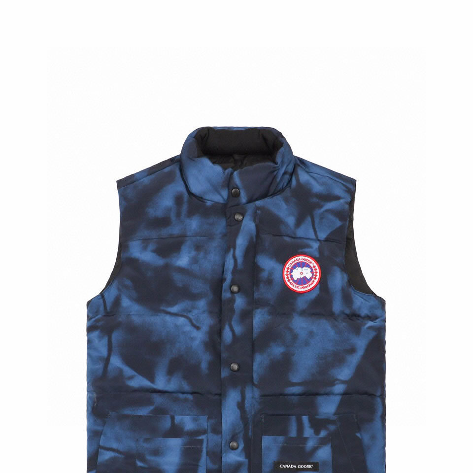 Canada Goose 4154m Freestyle Crew Vest Camouflage Blue (4) - newkick.vip