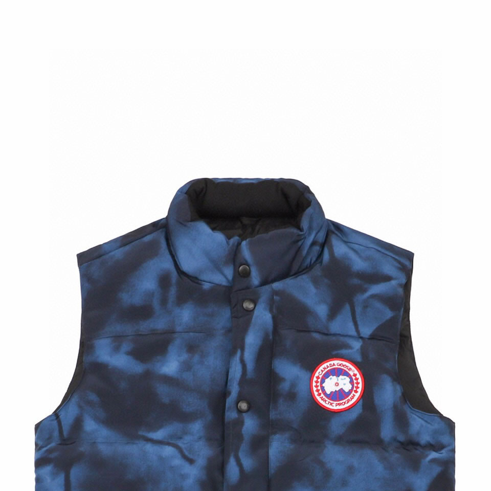 Canada Goose 4154m Freestyle Crew Vest Camouflage Blue (5) - newkick.vip