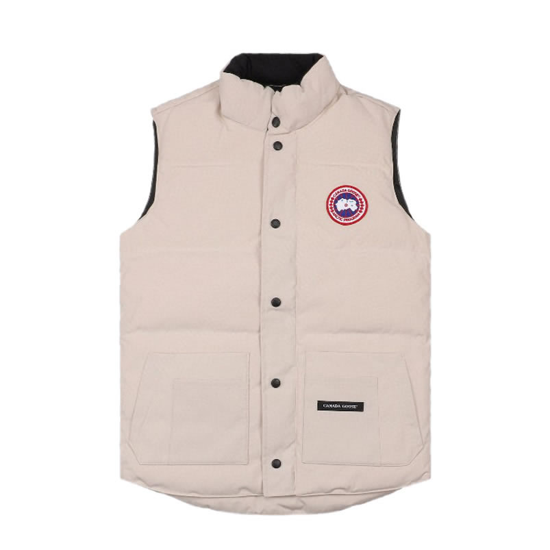 Canada Goose 4154m Freestyle Crew Vest Cream White (1) - newkick.vip