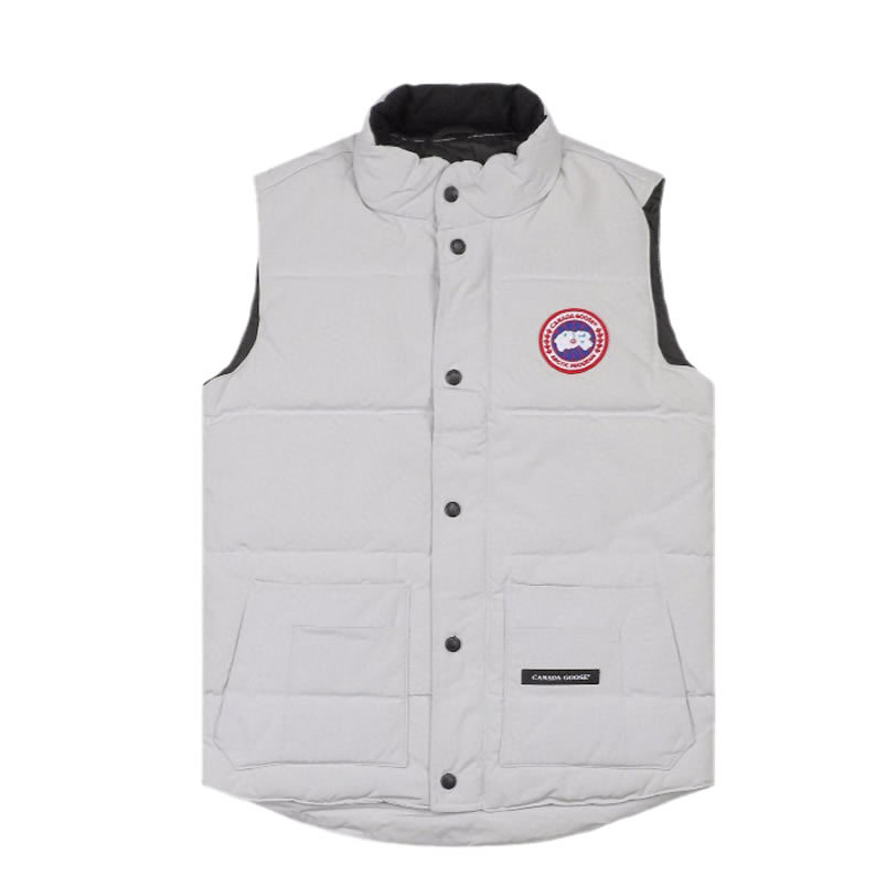 Canada Goose 4154m Freestyle Crew Vest Silver White (1) - newkick.vip