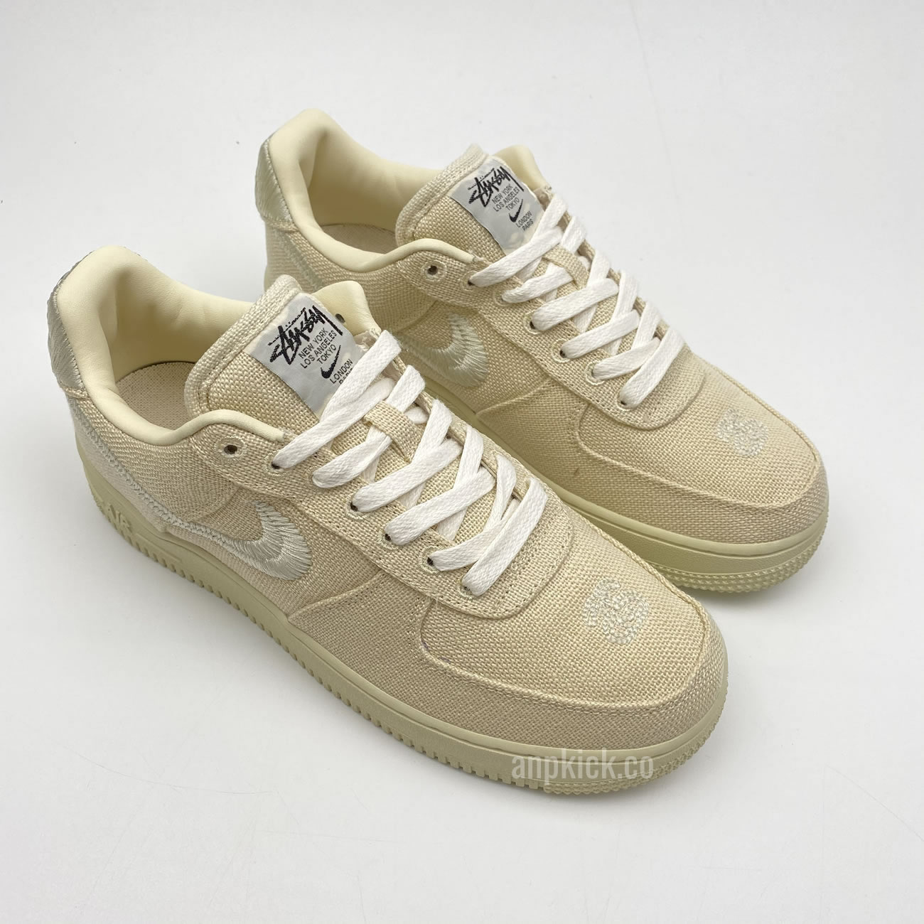 Stussy Nike Air Force 1 Low Fossil Stone Cz9084 200 Release Date (2) - newkick.vip