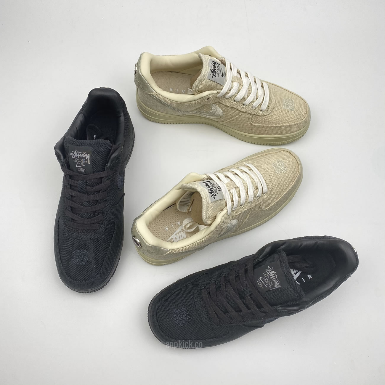 Stussy Nike Air Force 1 Low Fossil Stone Cz9084 200 Release Date (9) - newkick.vip