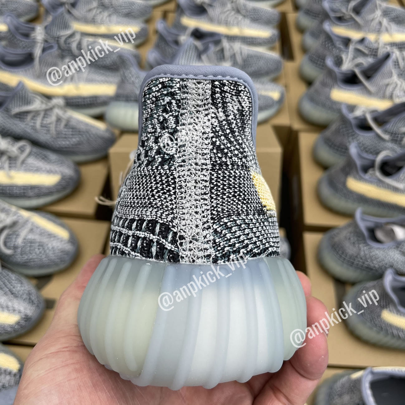 Adidas Anpkick Yeezy Boost 350 V2 Ash Blue Gy7657 (4) - newkick.vip