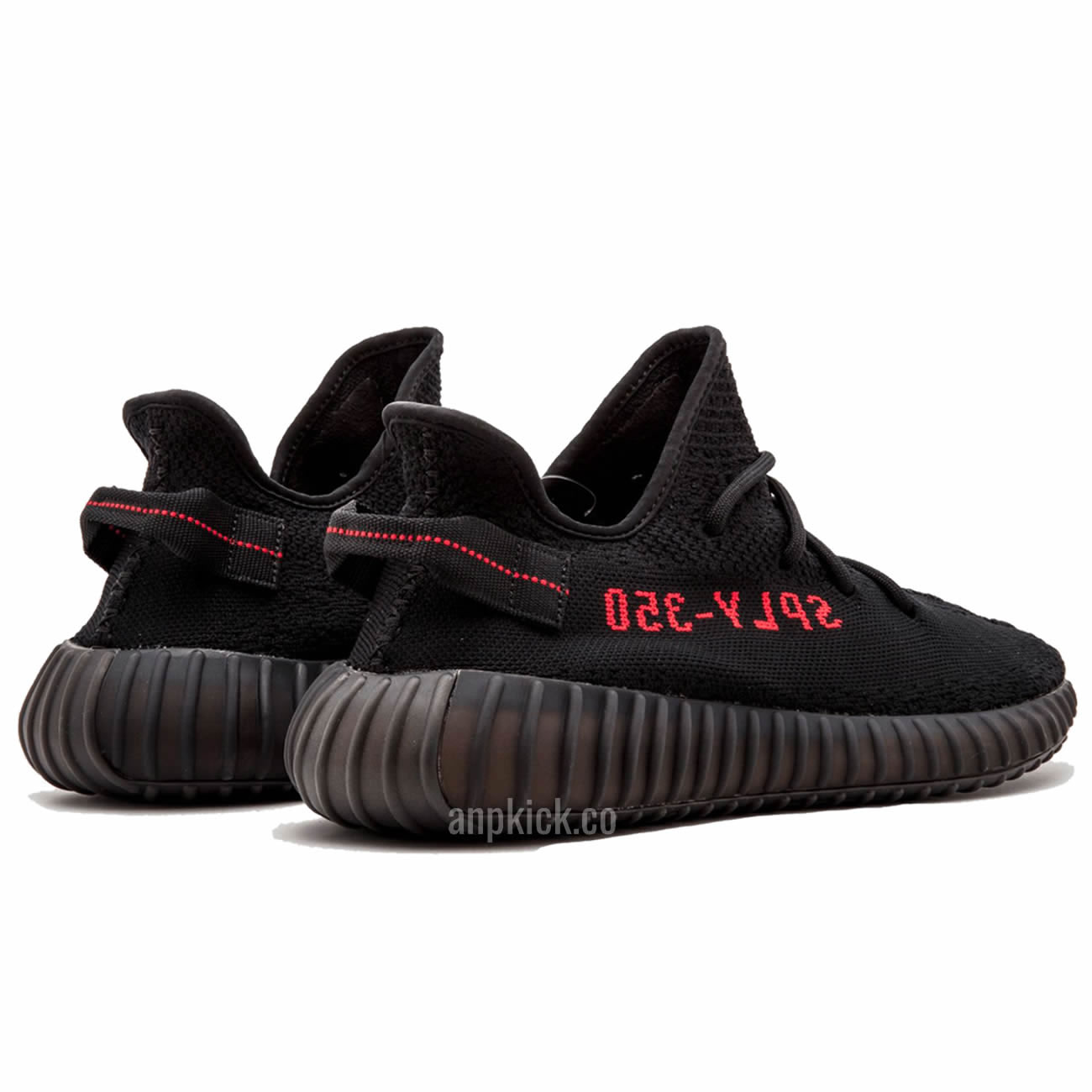 Yeezy Boost 350 V2 Bred Black Red 2020 New Release Cp9652 (3) - newkick.vip