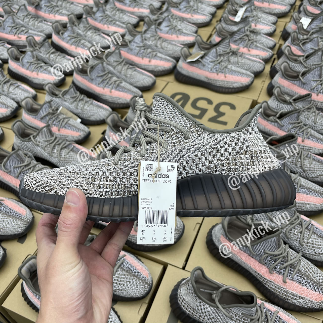 Adidas Anpkick Yeezy Boost 350 V2 Ash Stone Gw0089 (6) - newkick.vip