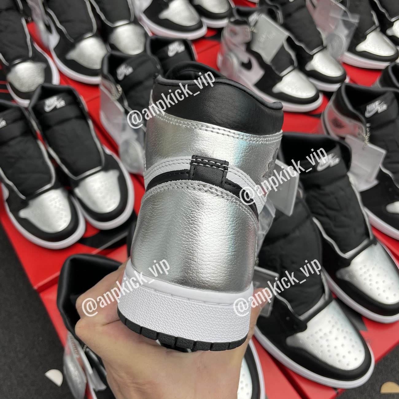 Air Jordan 1 Retro High Silver Toe Womens Anpkick Cd0461 001 (2) - newkick.vip