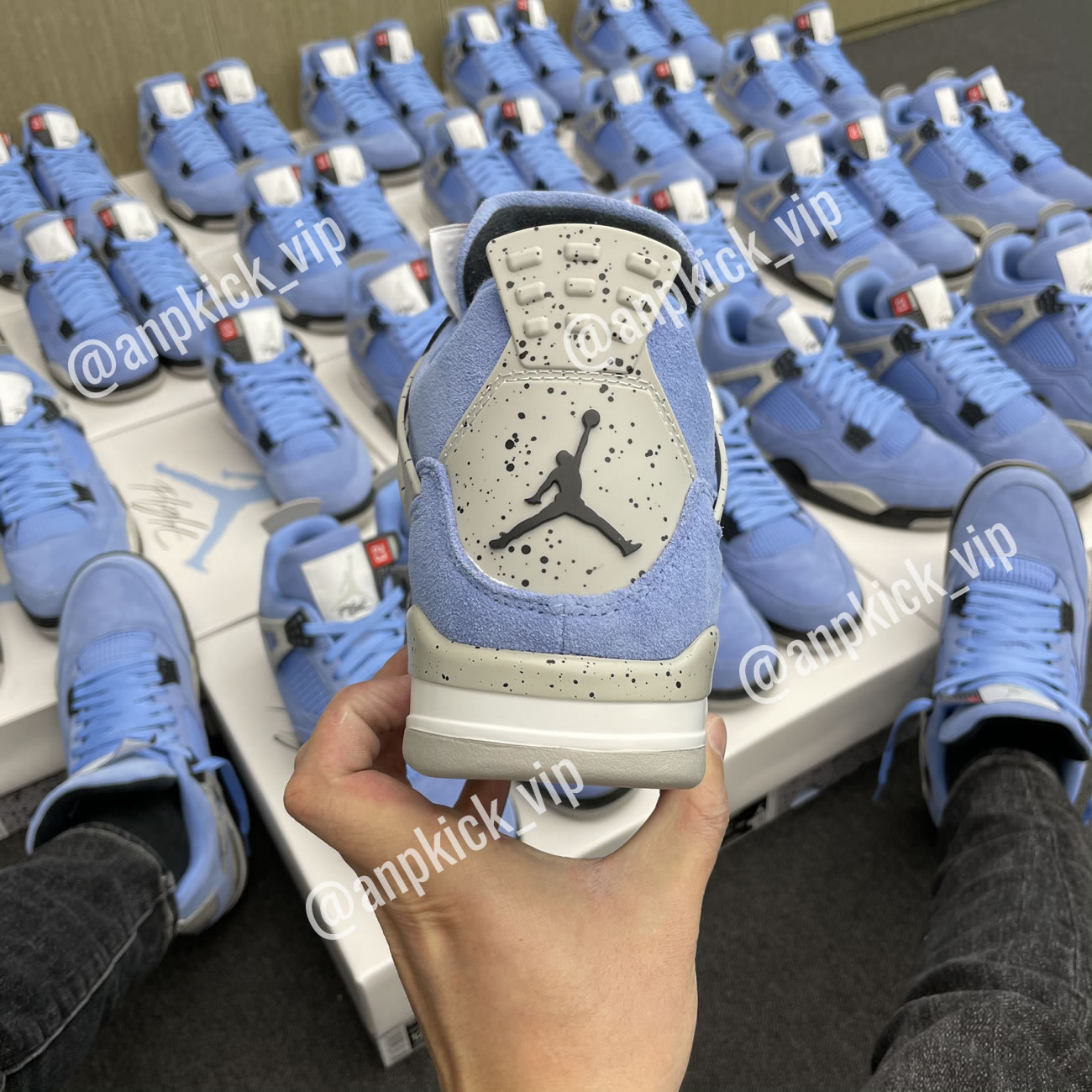 Air Jordan 4 University Blue Unc Anpkick Ct8527 400 (3) - newkick.vip