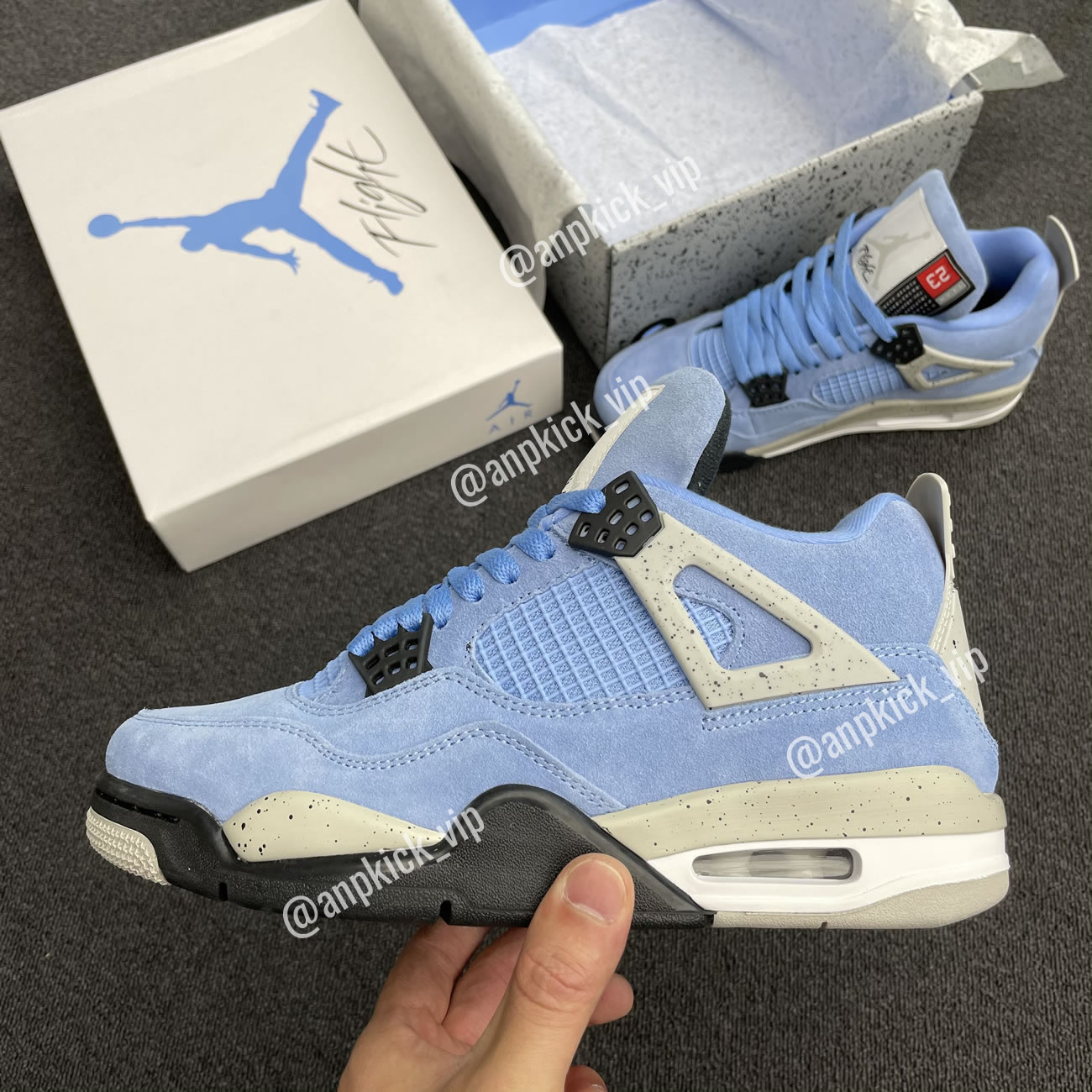 Air Jordan 4 University Blue Unc Ct8527 400 (10) - newkick.vip