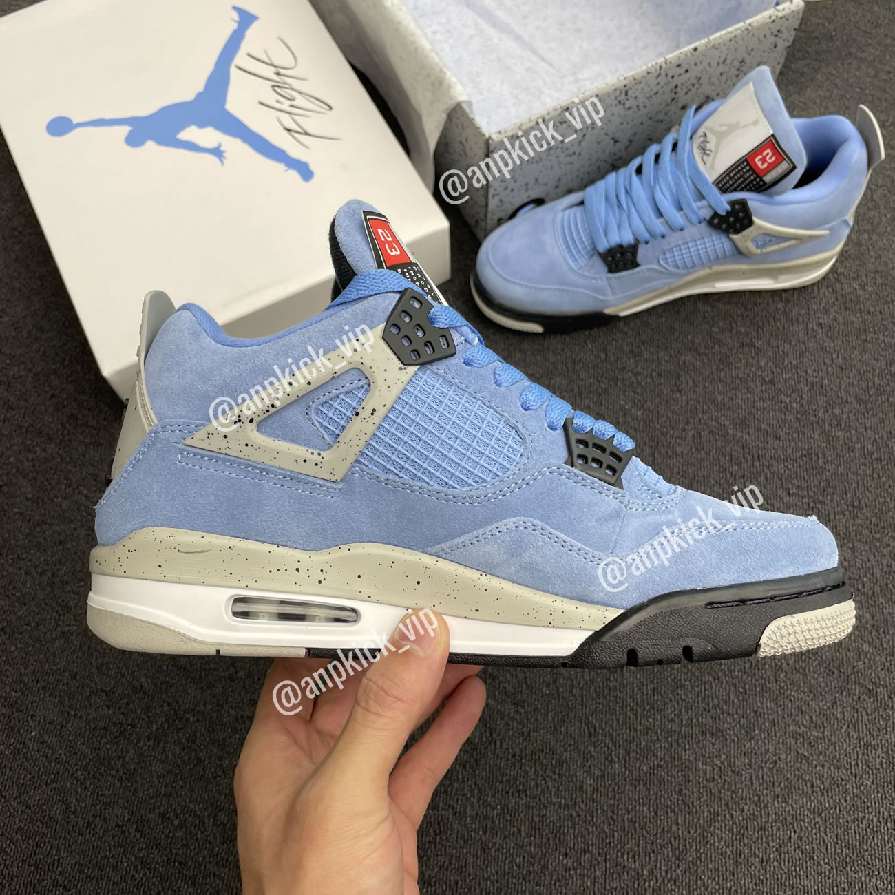 Air Jordan 4 University Blue Unc Ct8527 400 (13) - newkick.vip