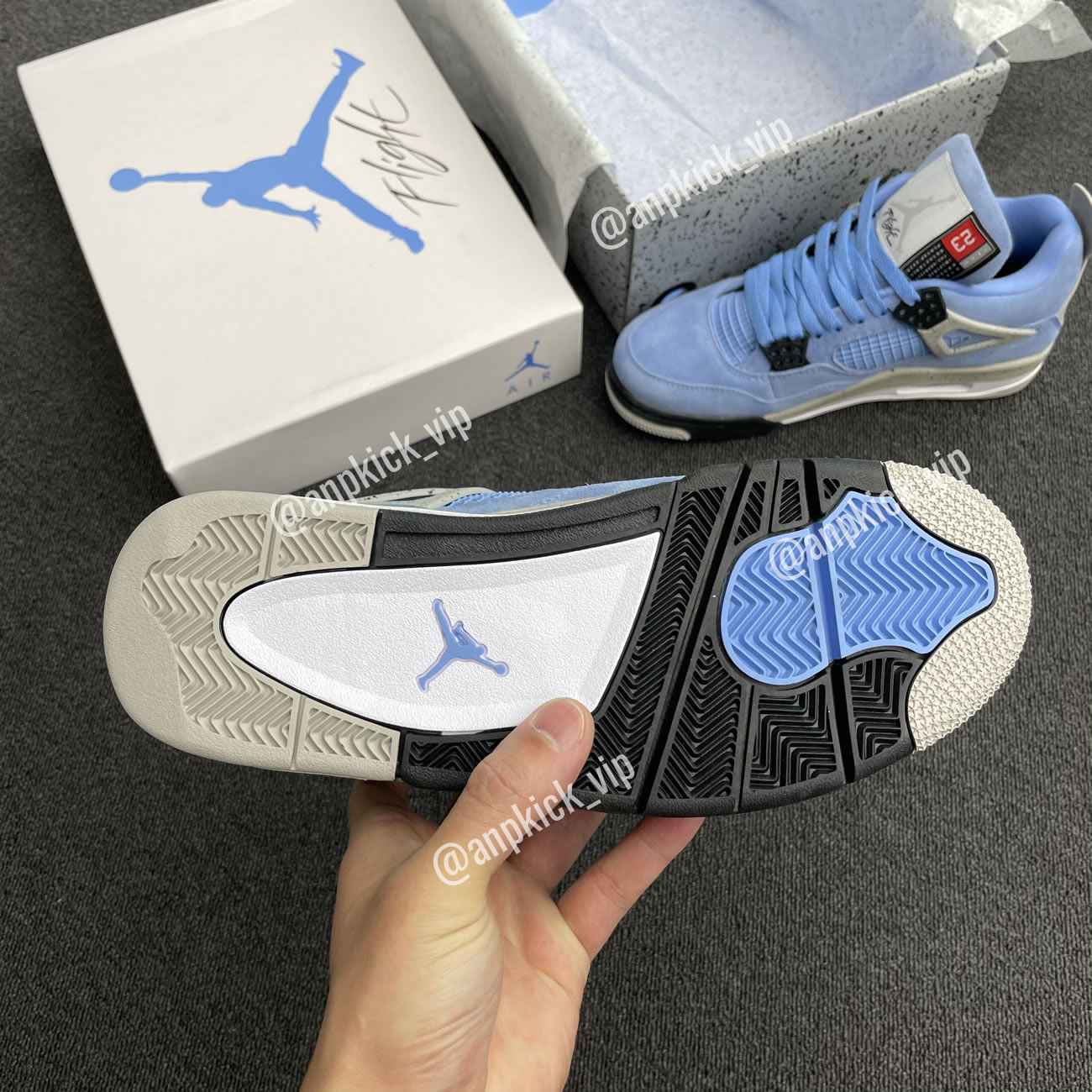 Air Jordan 4 University Blue Unc Ct8527 400 (14) - newkick.vip