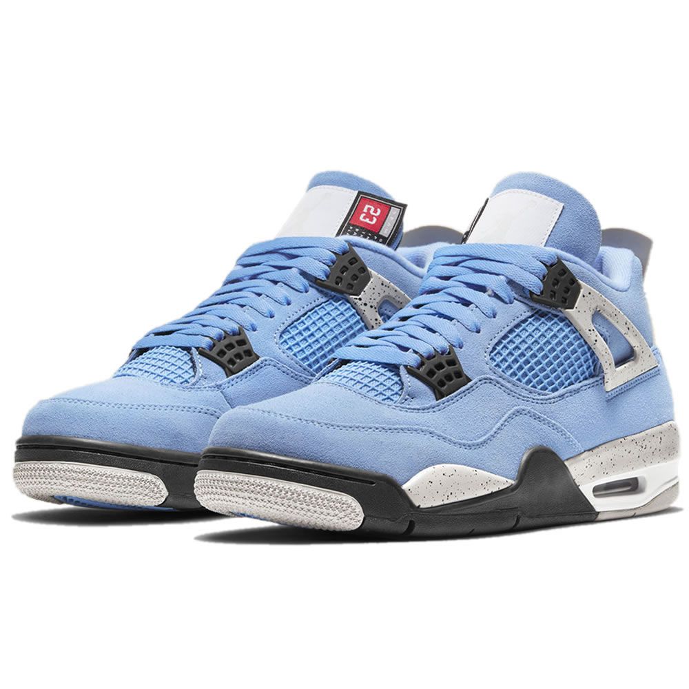 Air Jordan 4 University Blue Unc Ct8527 400 (3) - newkick.vip