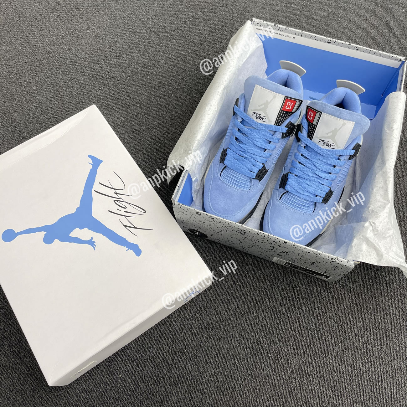 Air Jordan 4 University Blue Unc Ct8527 400 (7) - newkick.vip