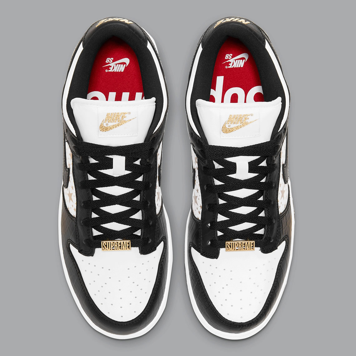 Supreme Nike Sb Dunk Low White Metallic Gold Black Dh3228 102 (3) - newkick.vip