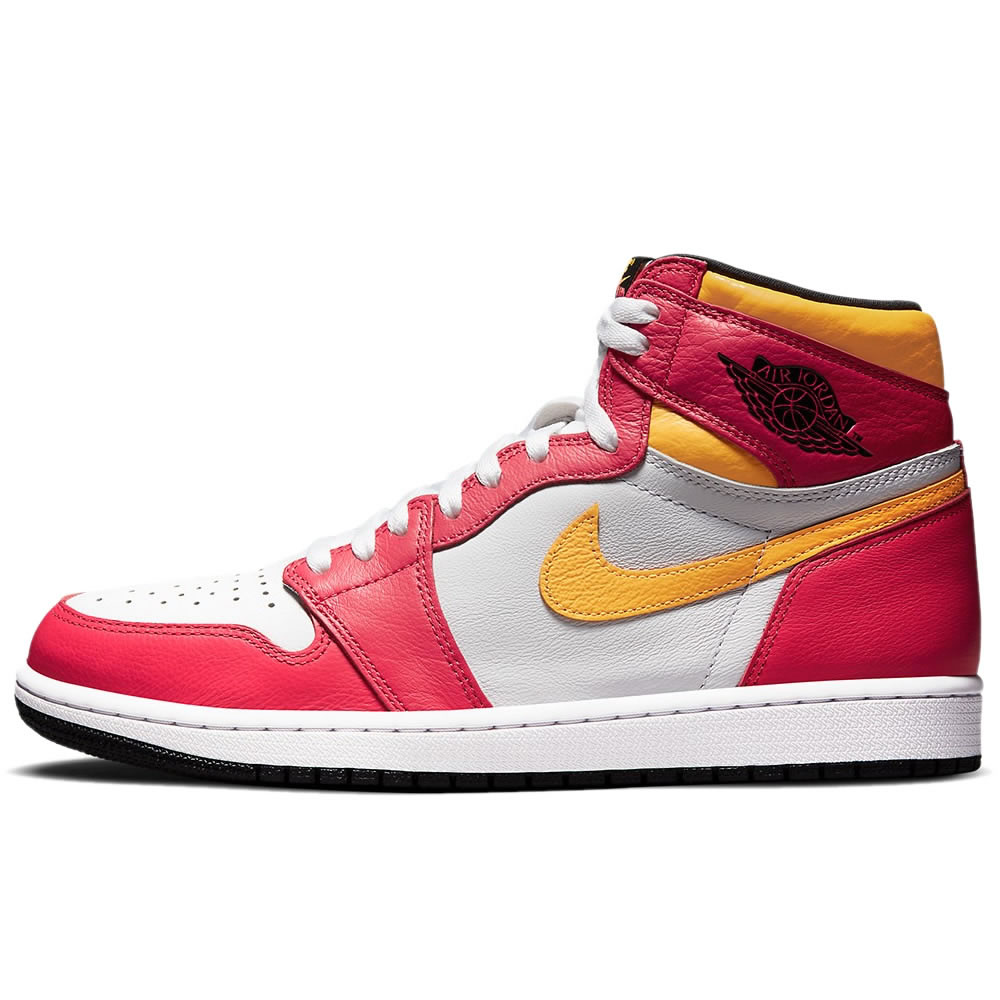 Air Jordan 1 Retro High Og Light Fusion Red 555088 603 (1) - newkick.vip