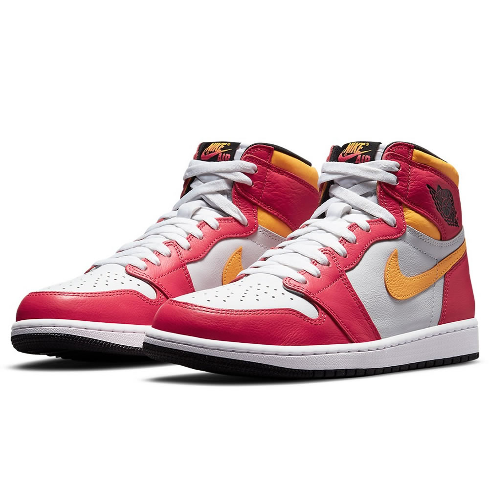 Air Jordan 1 Retro High Og Light Fusion Red 555088 603 (3) - newkick.vip