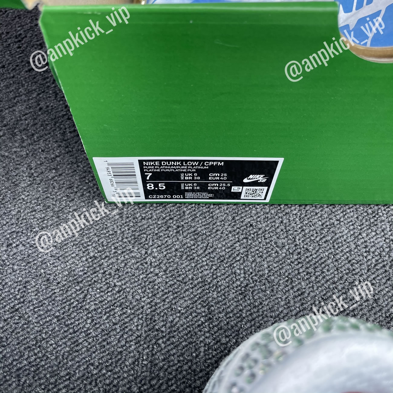 Anpkick Nike Dunk Low Cactus Plant Flea Market Swarovski Crystals Cz2670 001 (11) - newkick.vip