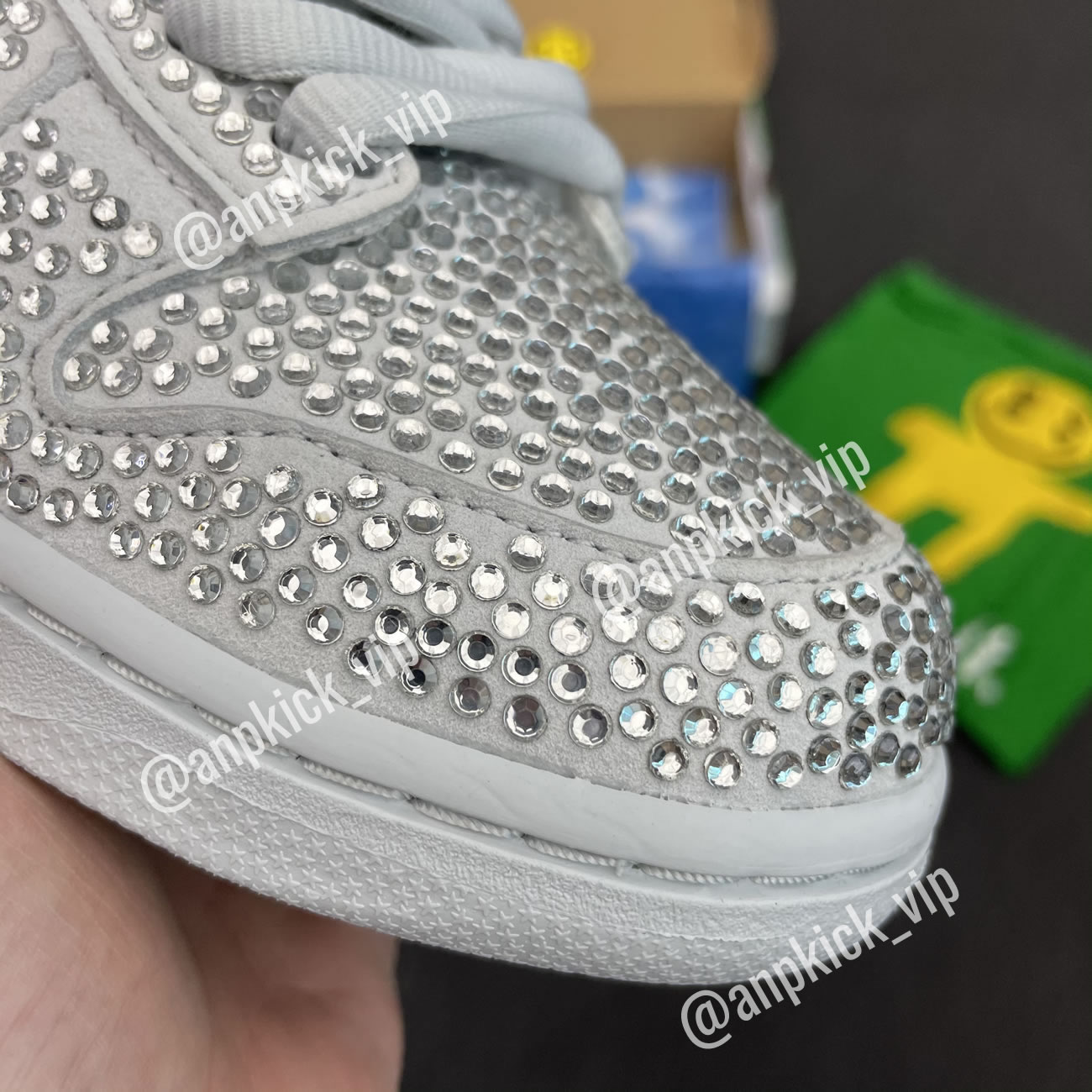 Anpkick Nike Dunk Low Cactus Plant Flea Market Swarovski Crystals Cz2670 001 (7) - newkick.vip