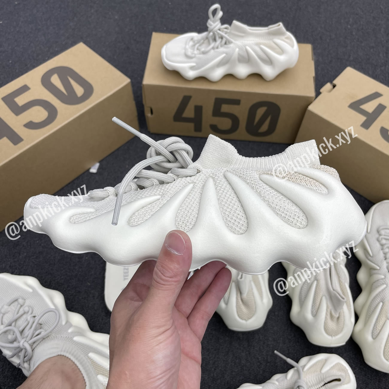 Adidas Yeezy 450 Cloud White Anpkick H68038 (1) - newkick.vip