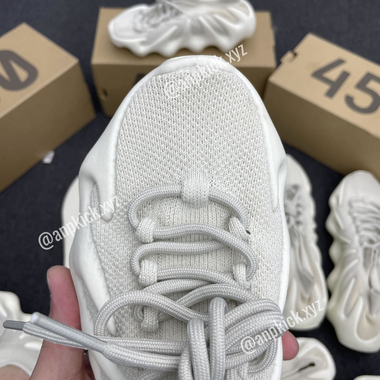 Adidas Yeezy 450 Cloud White Anpkick H68038 (3) - newkick.vip