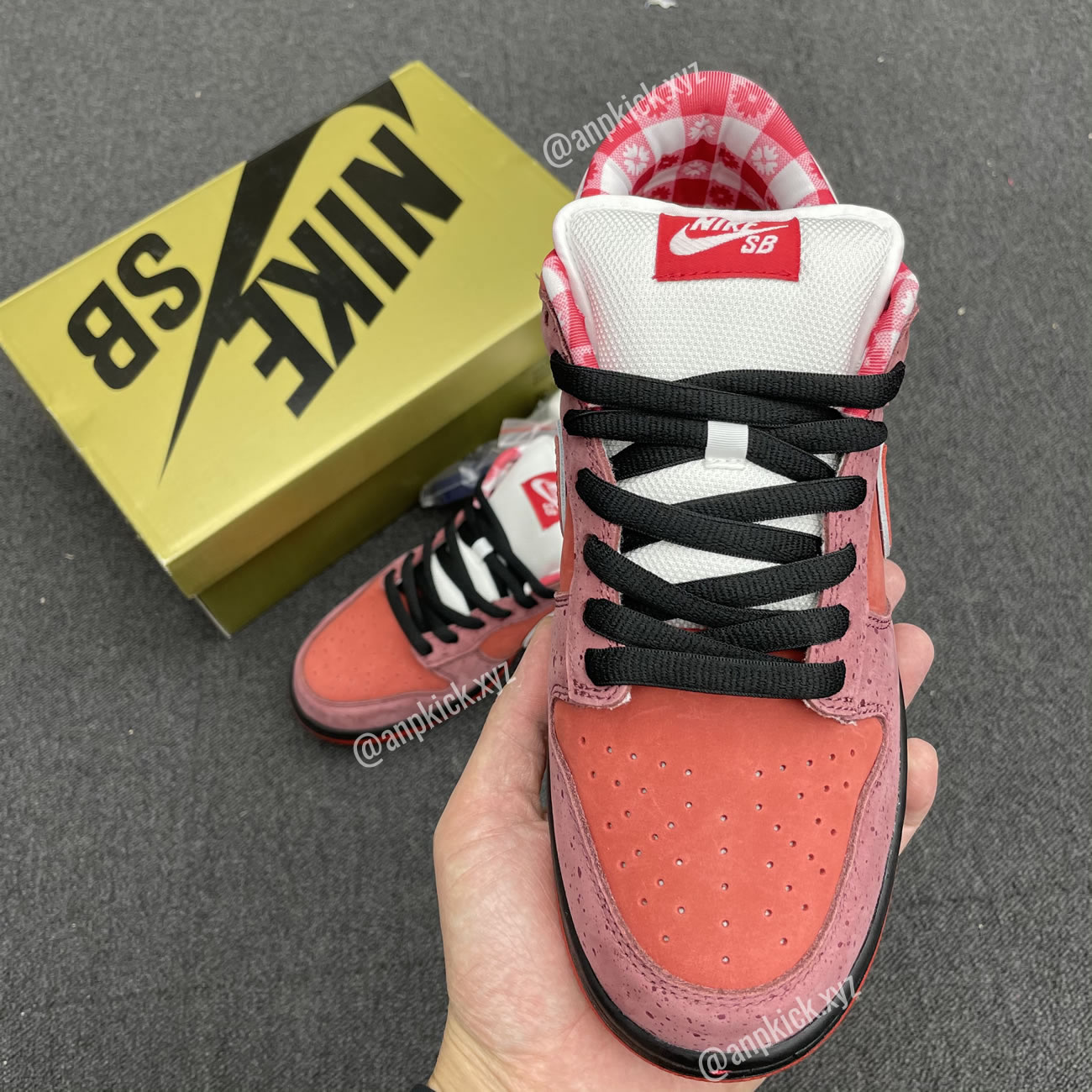 Anpkick Nike Sb Dunk Low Concepts Red Lobster 313170 661 (5) - newkick.vip