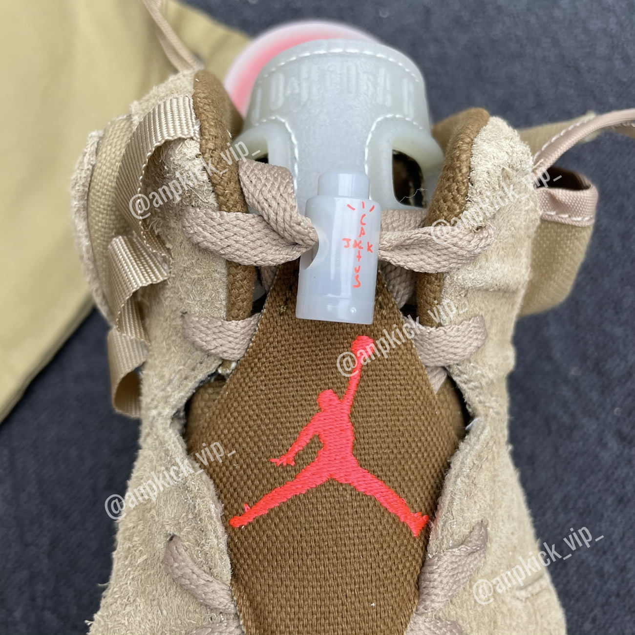 Anpkick Travis Scott Air Jordan 6 Retro British Khaki Dh0690 200 (7) - newkick.vip