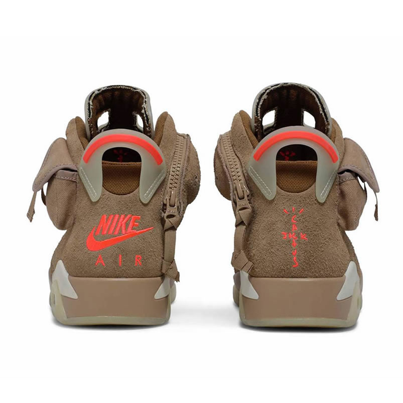 Travis Scott Air Jordan 6 Retro British Khaki Dh0690 200 (4) - newkick.vip