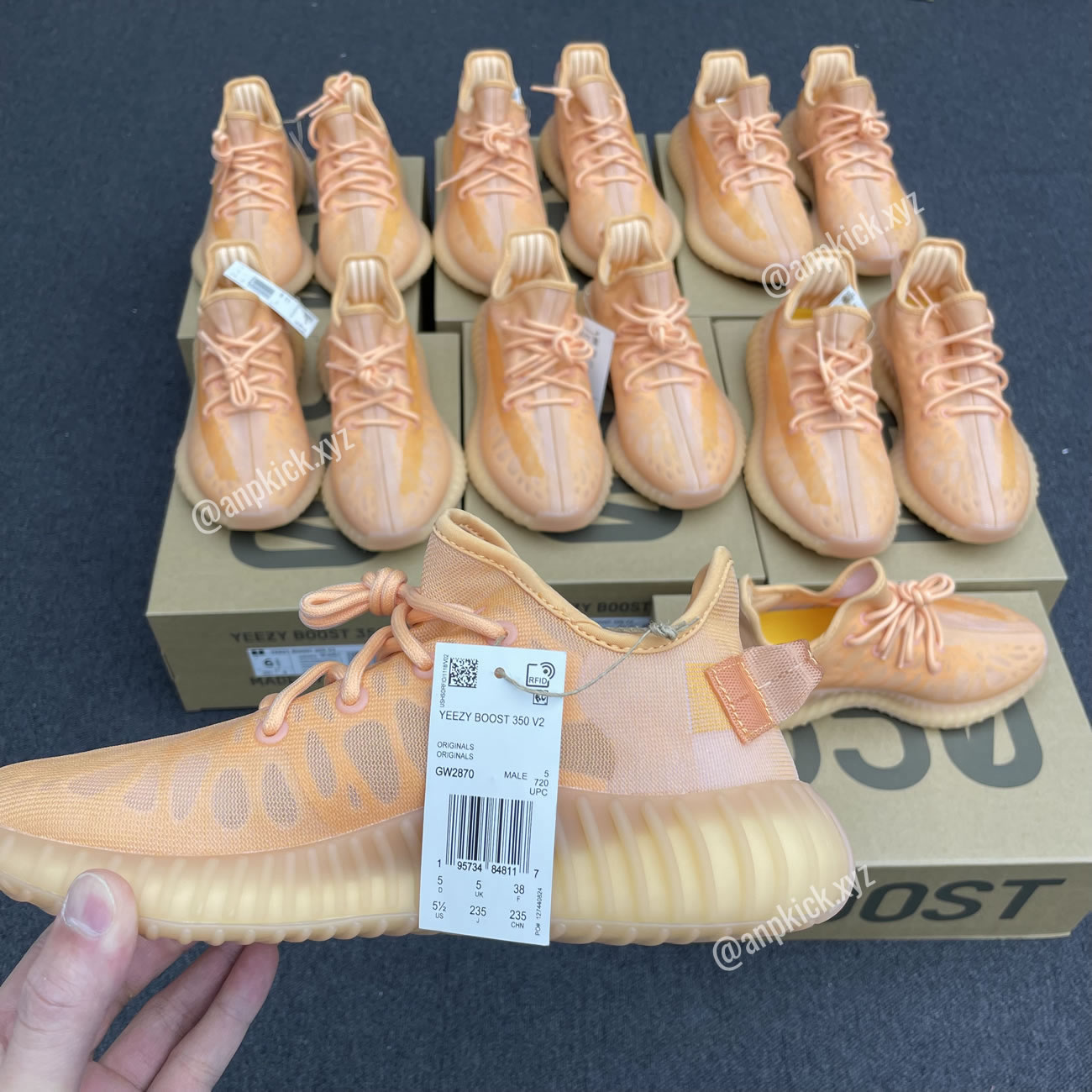 Adidas Yeezy Boost 350 V2 Mono Clay 2021 Anpkick Gw2870 (6) - newkick.vip