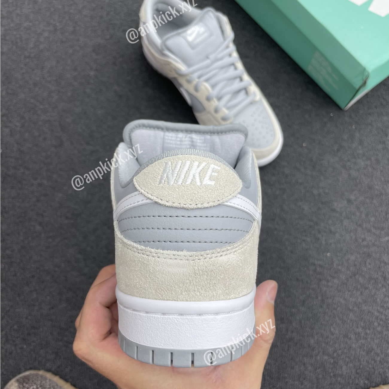 Anpkick Nike Dunk Low Summit White Vast Grey Ar0778 110 (4) - newkick.vip