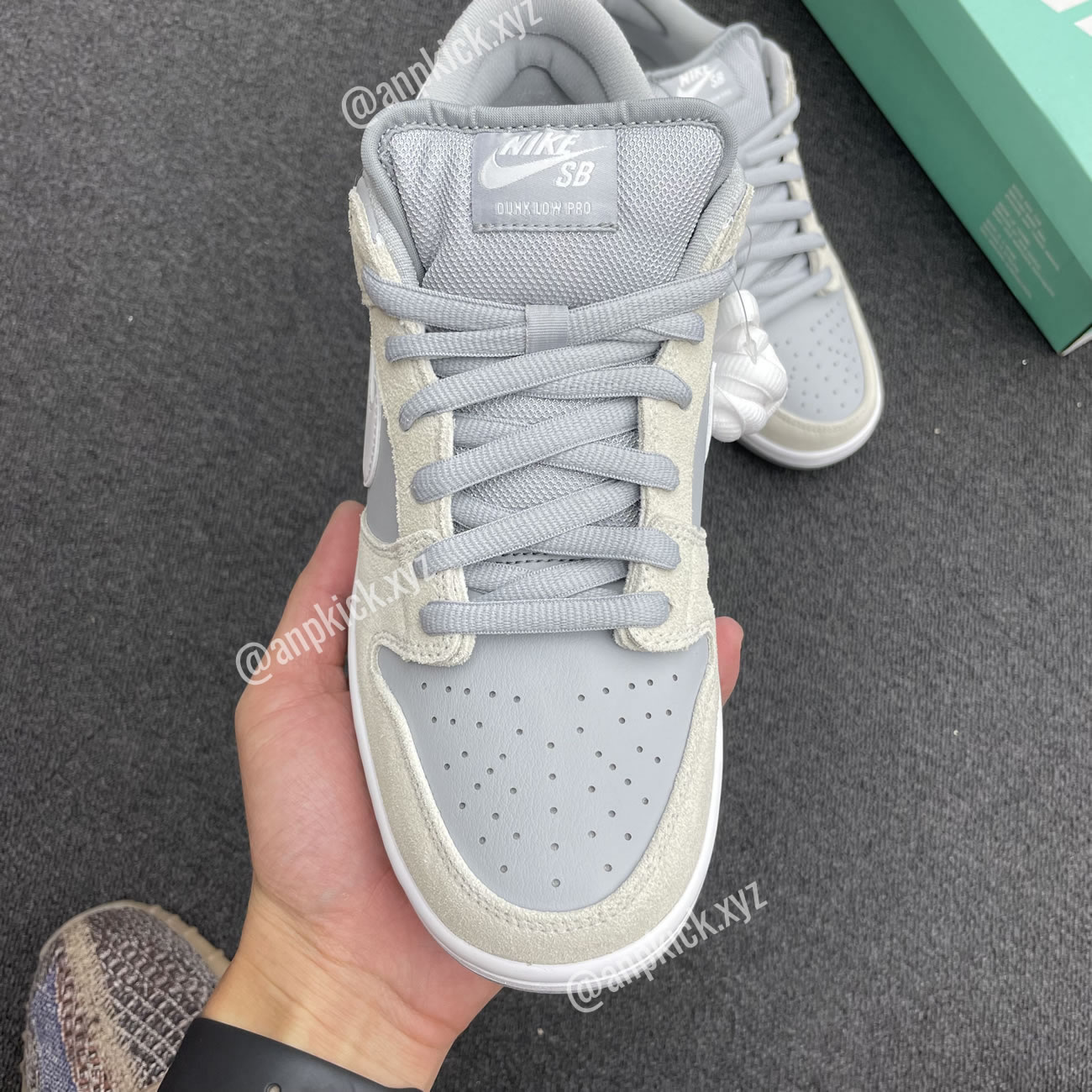 Anpkick Nike Dunk Low Summit White Vast Grey Ar0778 110 (5) - newkick.vip