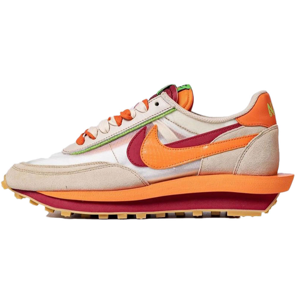 Clot Sacai Nike Ldwaffle Net Orange Blaze Shoes Dh1347 100 (1) - newkick.vip