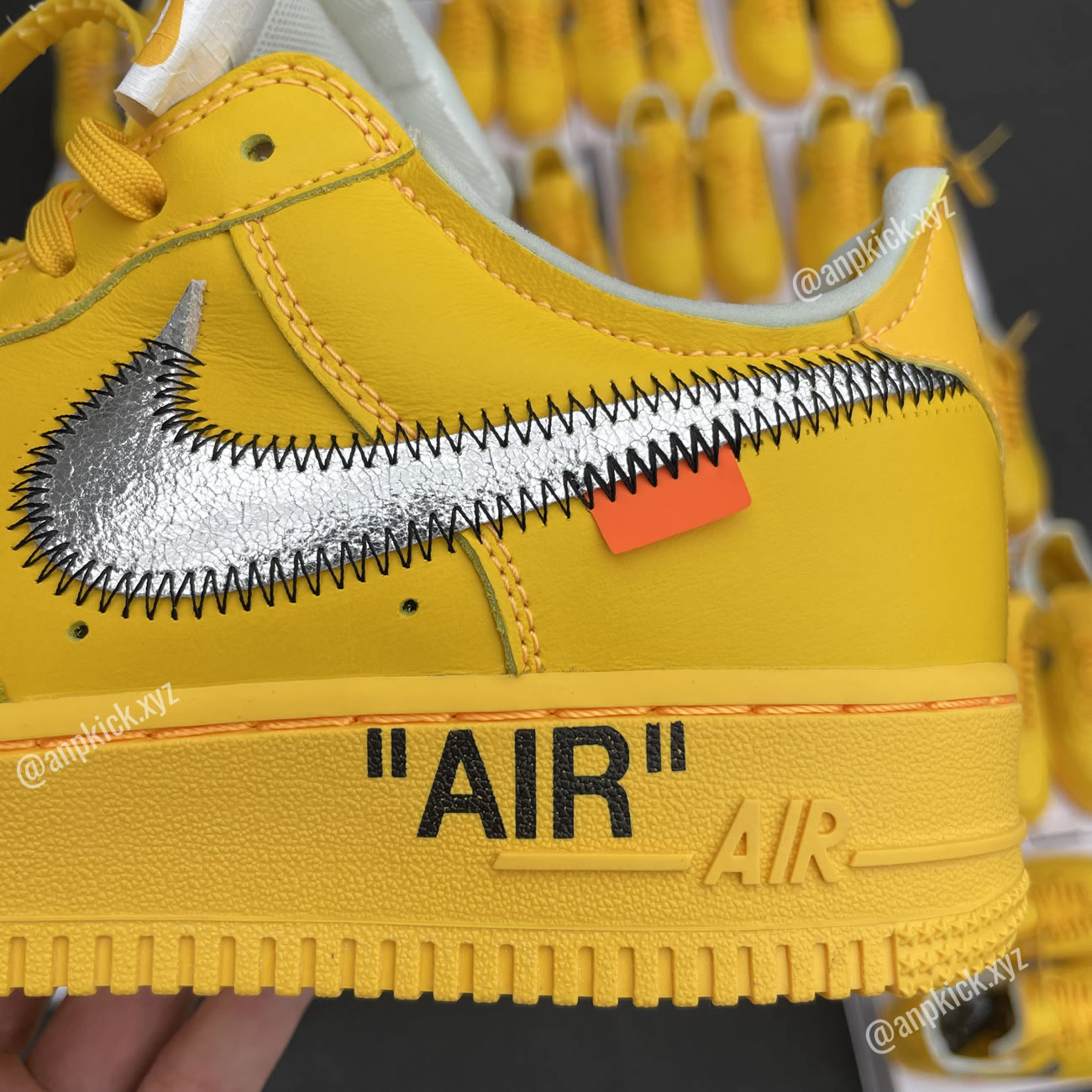 Off White Nike Air Force 1 University Gold Anpkick Dd1876 700 (4) - newkick.vip