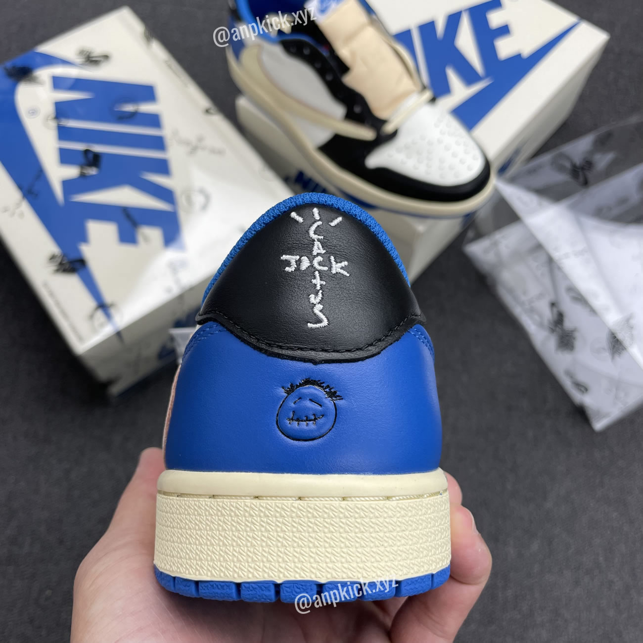 Travis Scott Air Jordan 1 Retro Low Fragment Cactus Jack Royal Anpkick Dm7866 140 (10) - newkick.vip