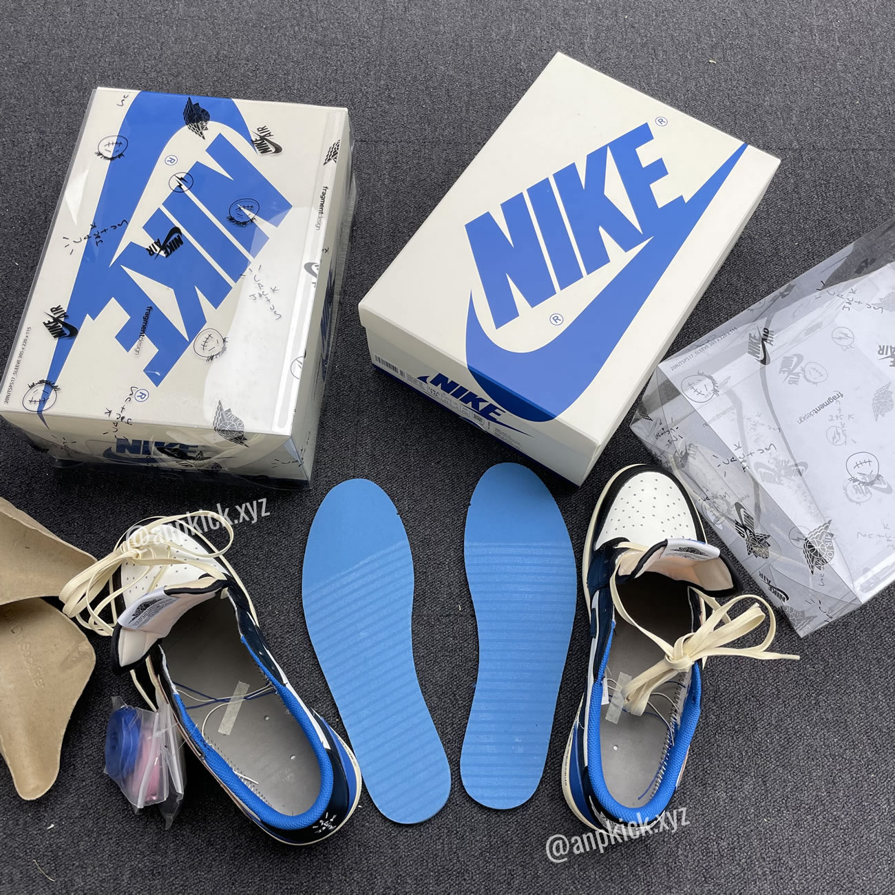 Travis Scott Air Jordan 1 Retro Low Fragment Cactus Jack Royal Anpkick Dm7866 140 (11) - newkick.vip