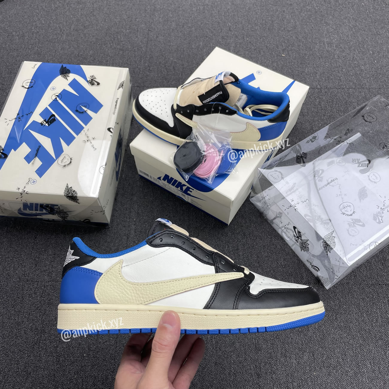 Travis Scott Air Jordan 1 Retro Low Fragment Cactus Jack Royal Anpkick Dm7866 140 (2) - newkick.vip