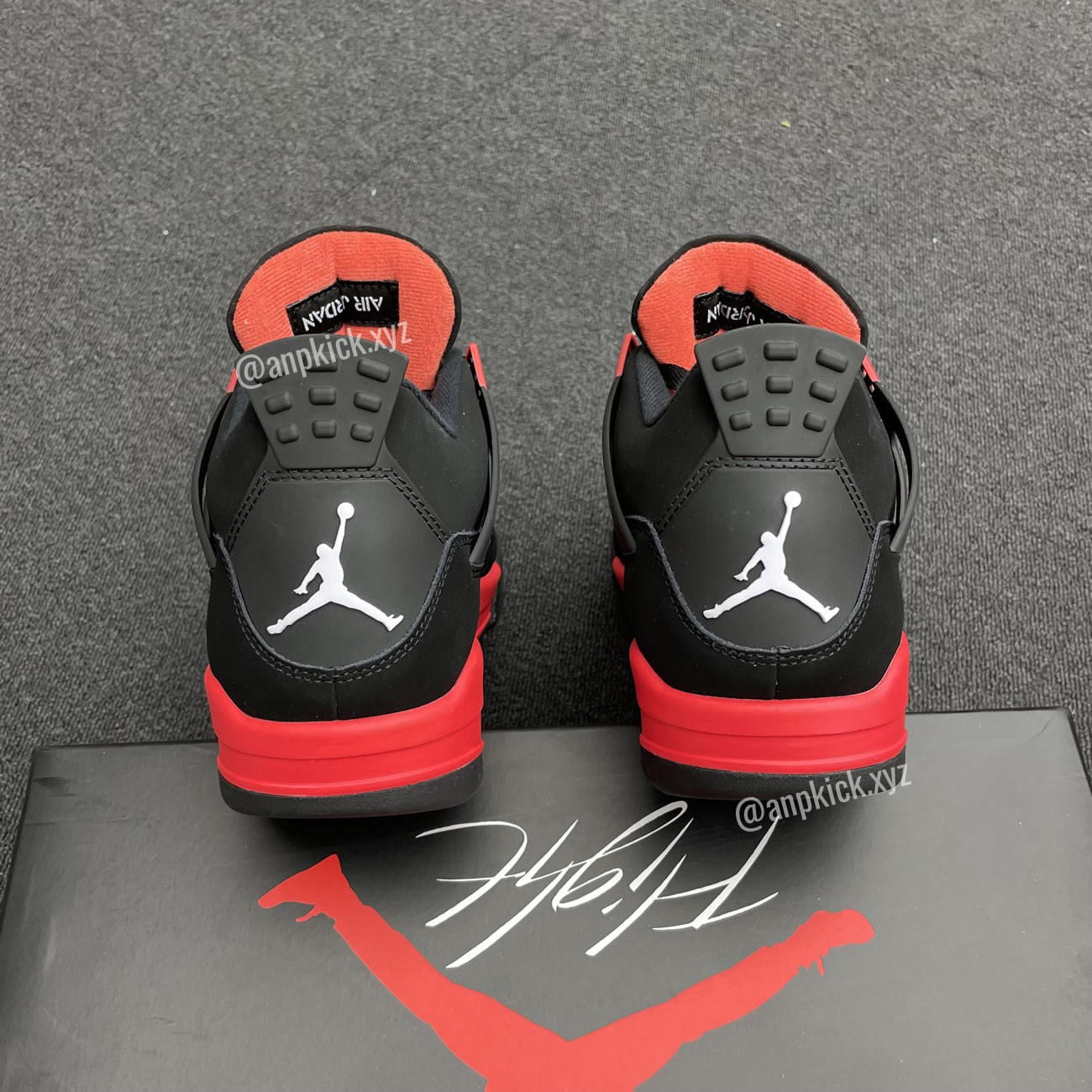 Air Jordan 4 Red Thunder Black White Red Ct8527 016 (8) - newkick.vip