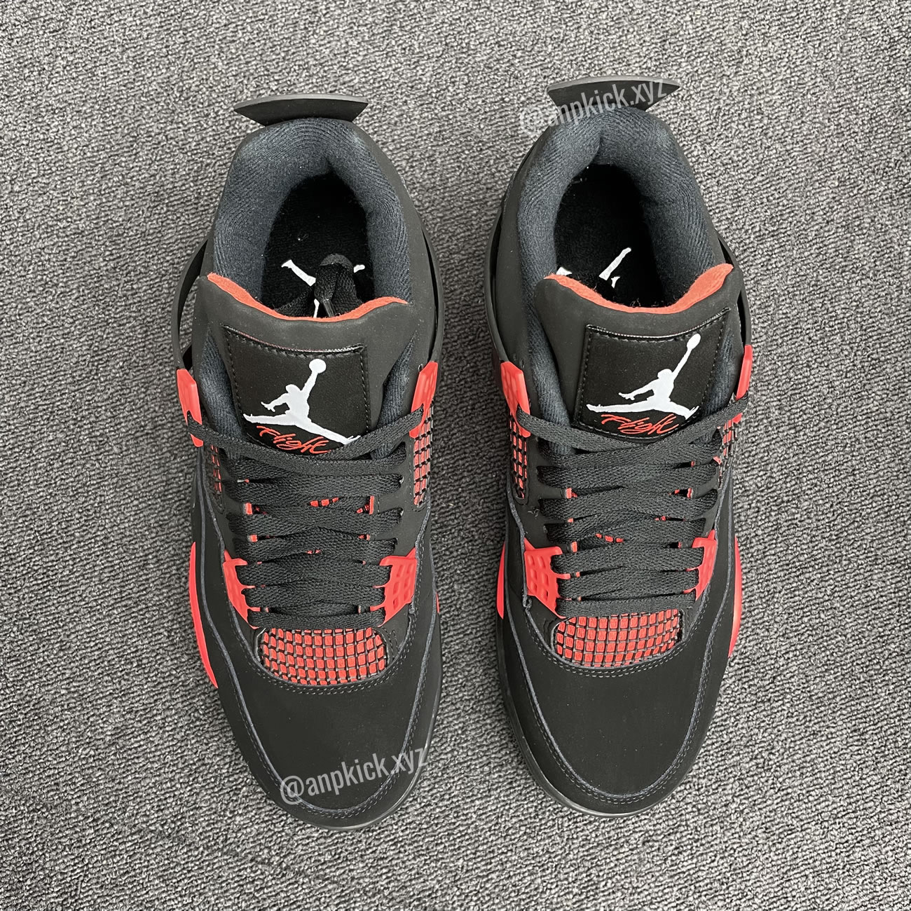 Air Jordan 4 Red Thunder Black White Red Ct8527 016 (9) - newkick.vip