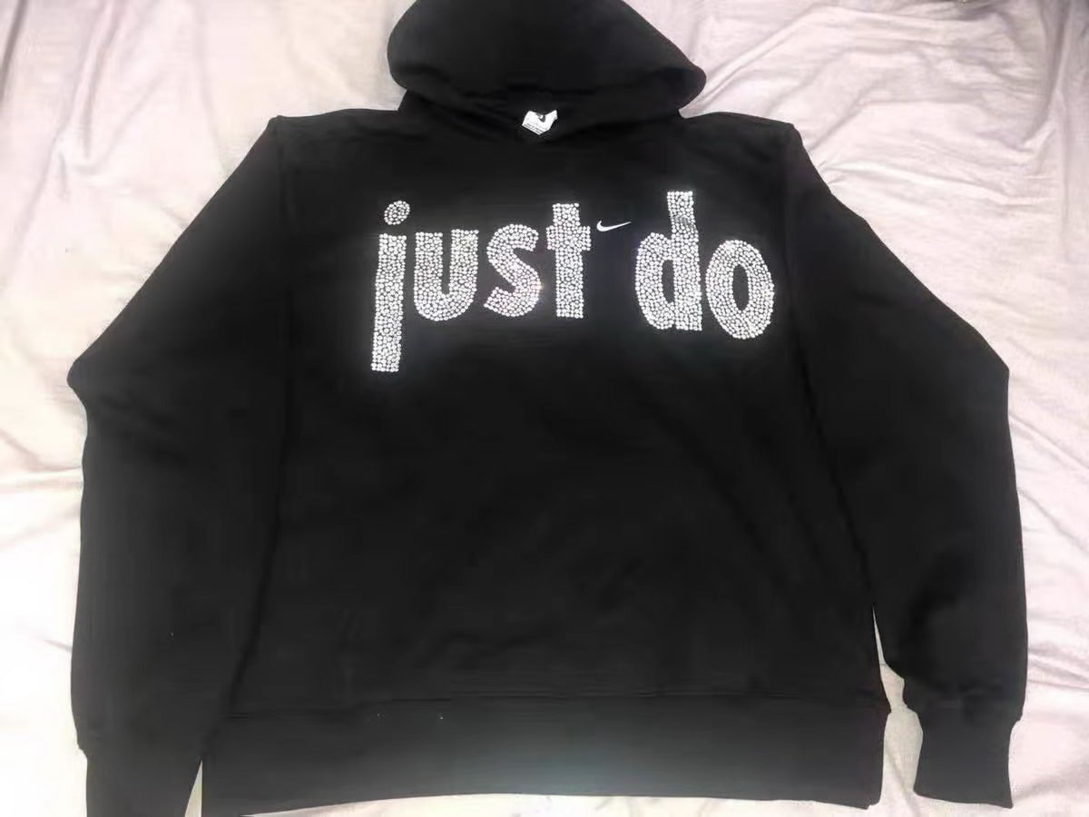 Nike Just Do It Hoodie Black (5) - newkick.vip