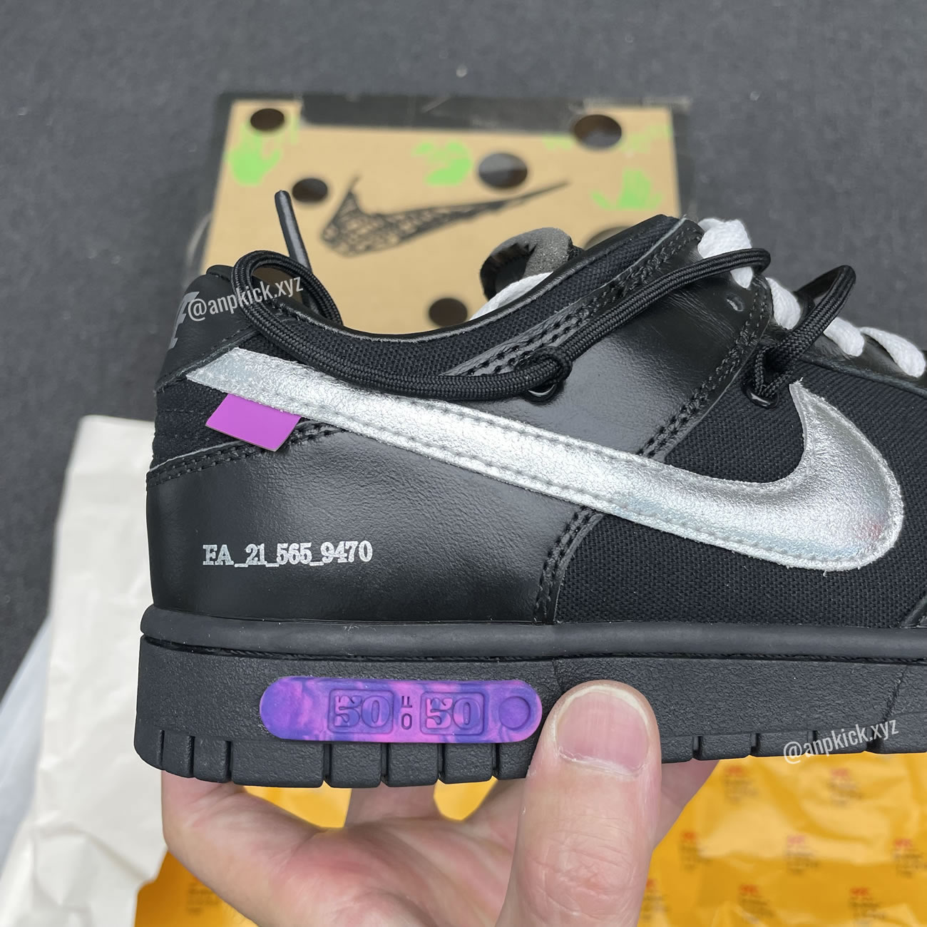 Off White Nike Sb Dunk Low The 50 Black Silver Dm1602 001 (2) - newkick.vip