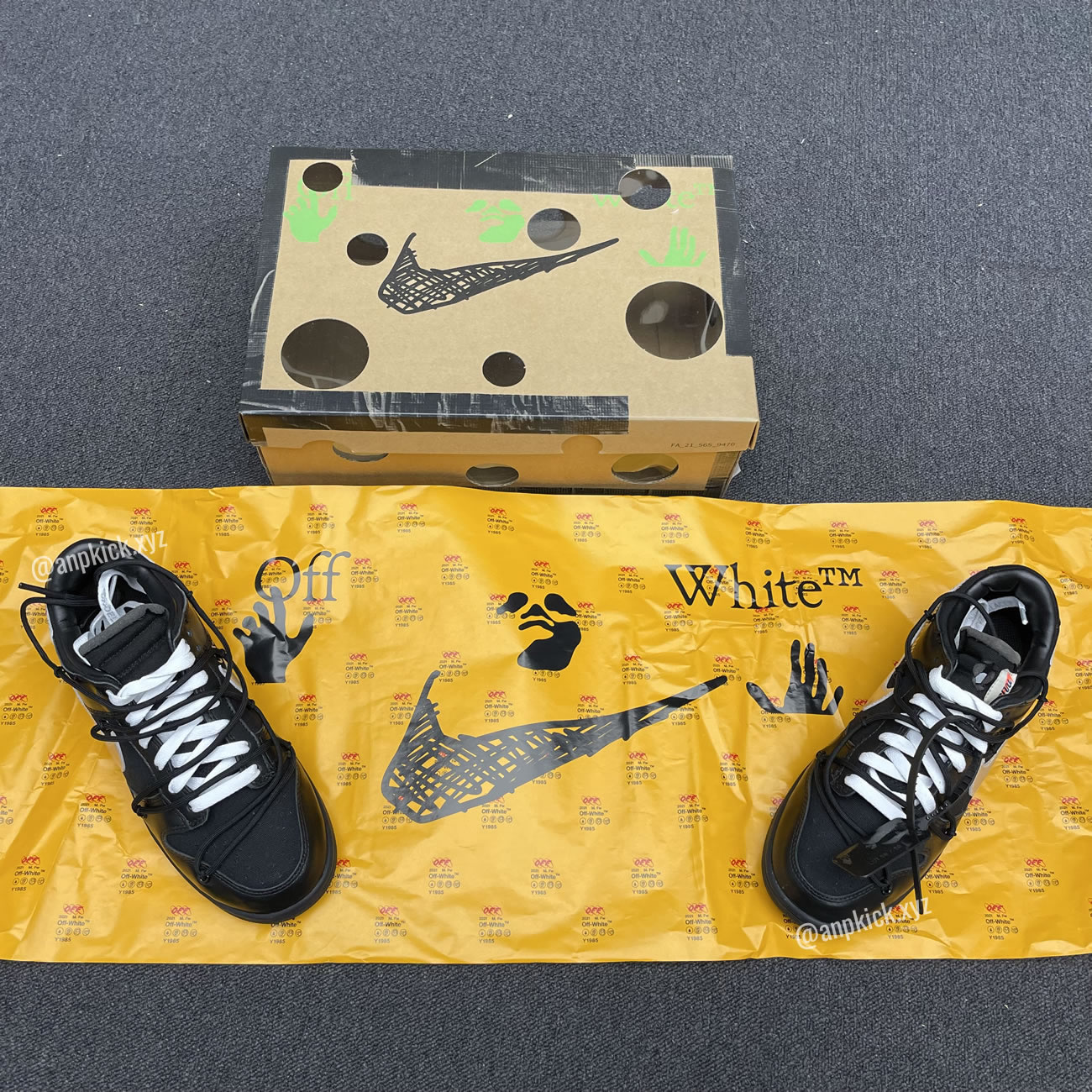 Off White Nike Sb Dunk Low The 50 Black Silver Dm1602 001 (3) - newkick.vip