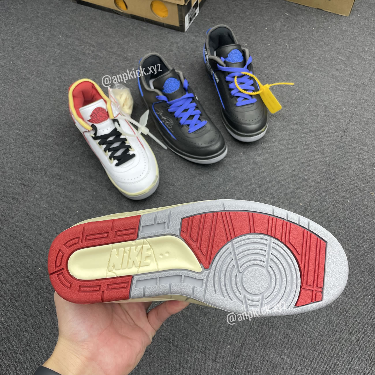 Off White Air Jordan 2 Low White Red (5) - newkick.vip