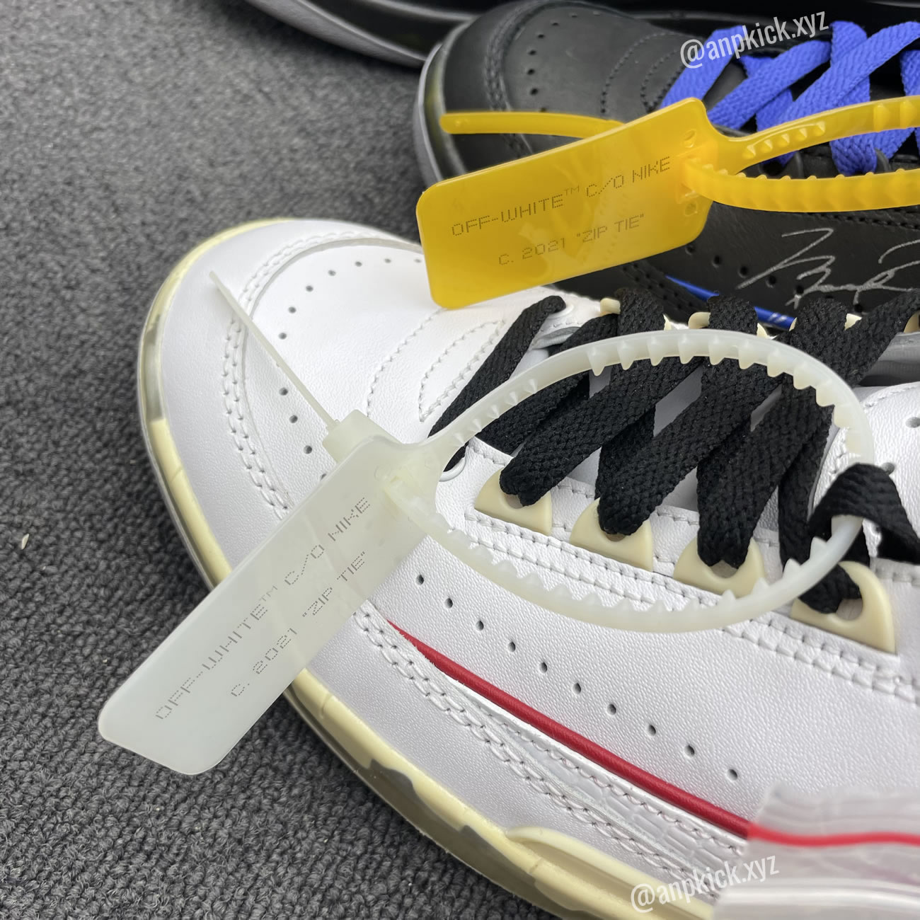 Off White Air Jordan 2 Low White Red (8) - newkick.vip