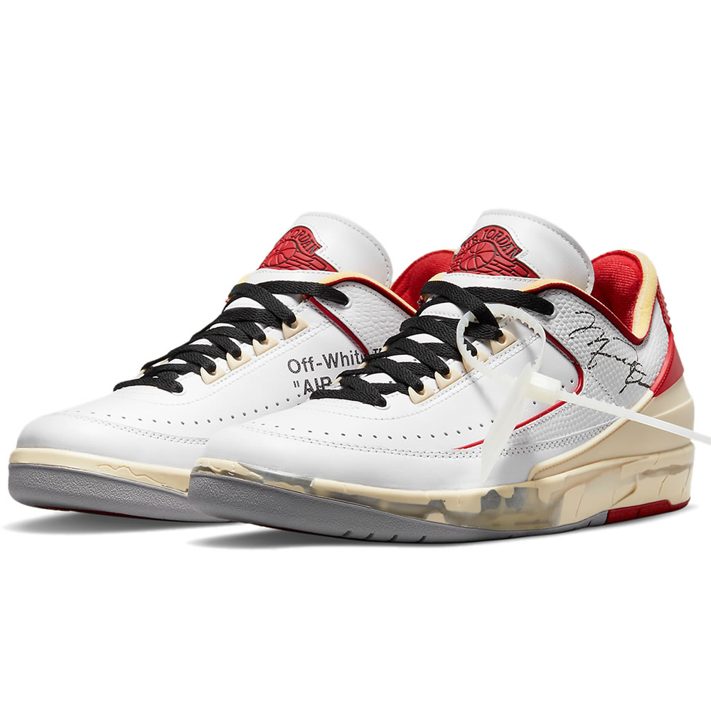 Off White Air Jordan 2 White Varsity Red Black Dj4375 106 (3) - newkick.vip